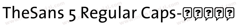 TheSans 5 Regular Caps字体转换